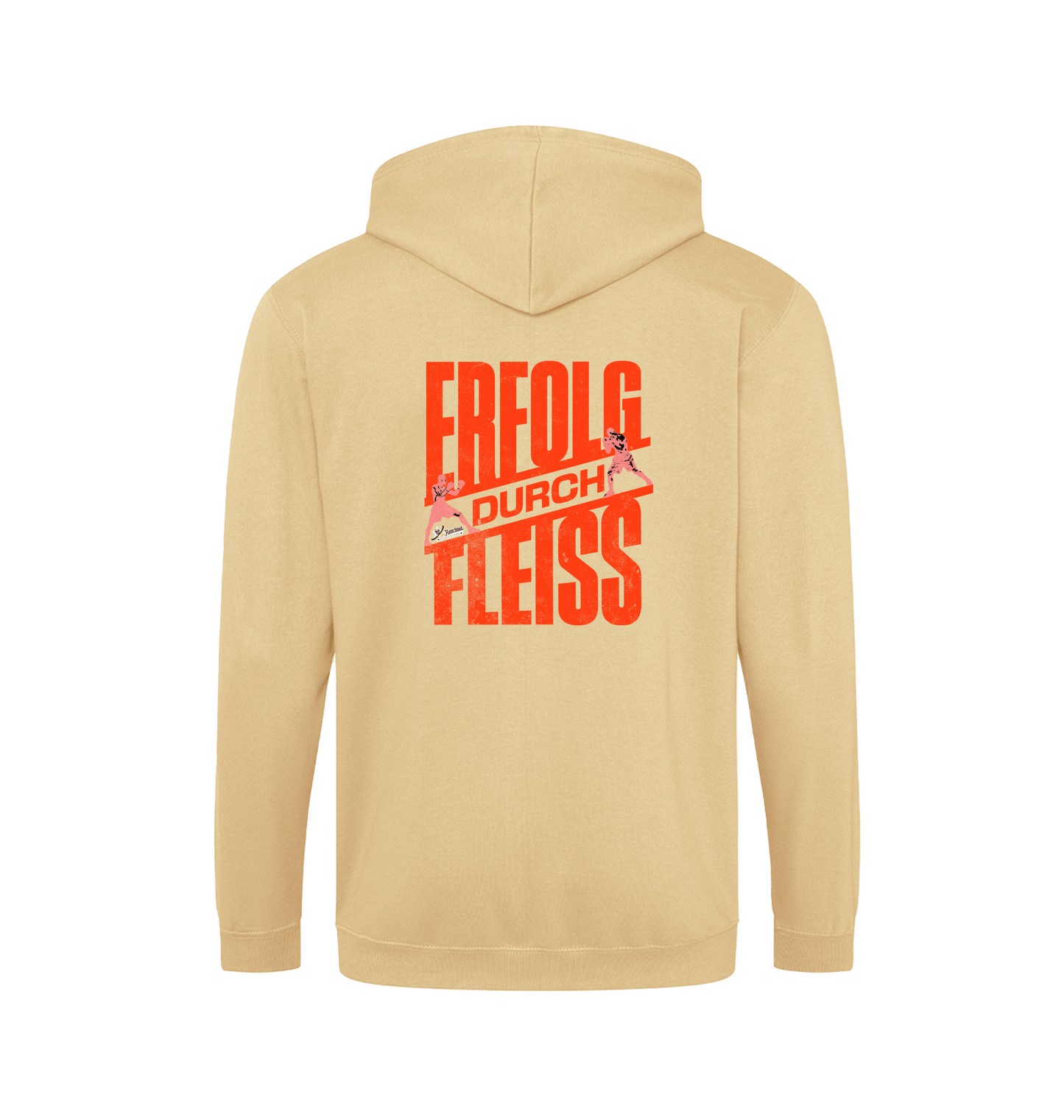 Desert Sand Zip hoody Back