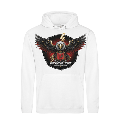 Arctic White Printed Hoody Front