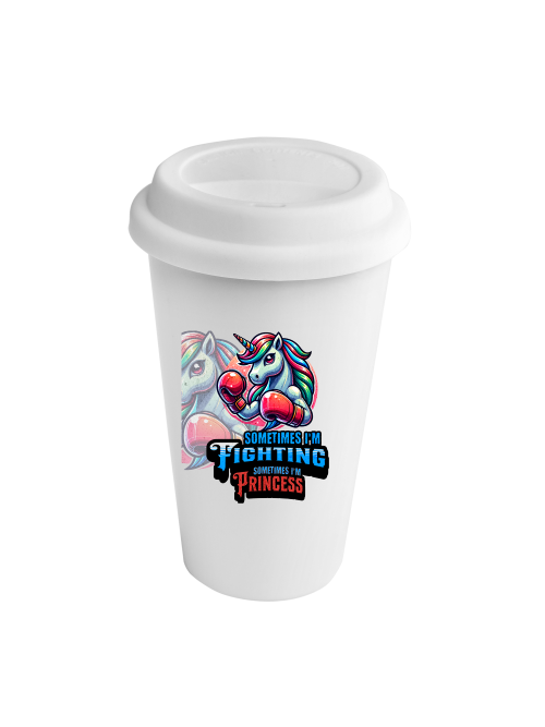 Coffee-to-Go Becher mit Abdeckung | Sometimes Princess