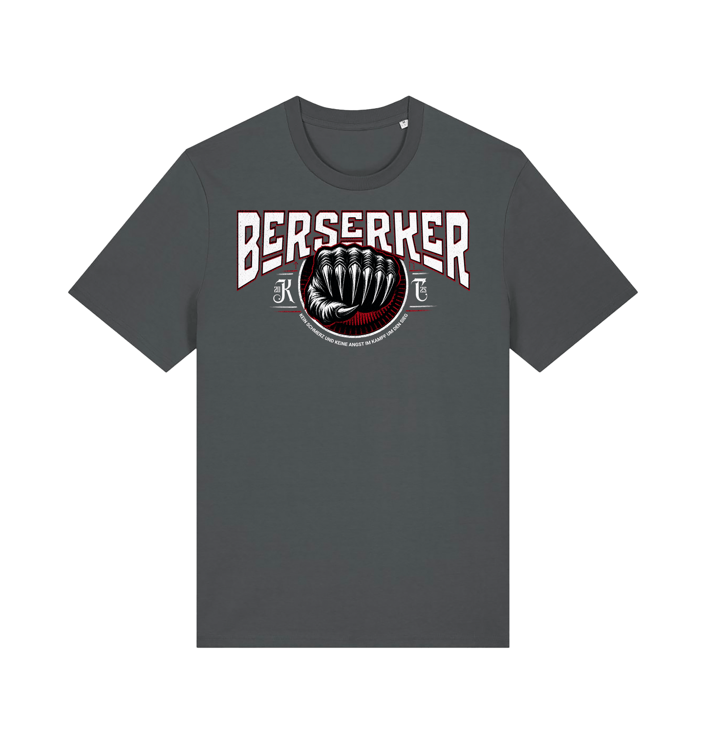 Anthracite Printed T-shirt Front