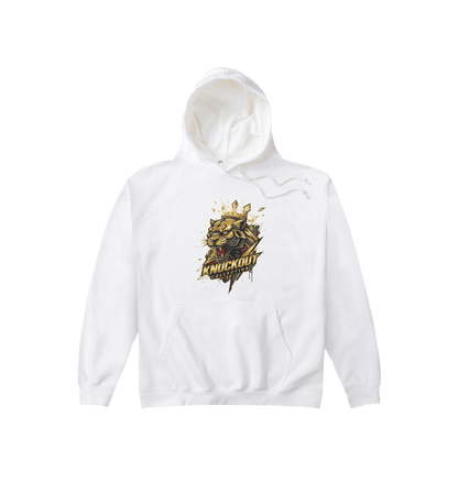 Arctic White Printed Hoody Front