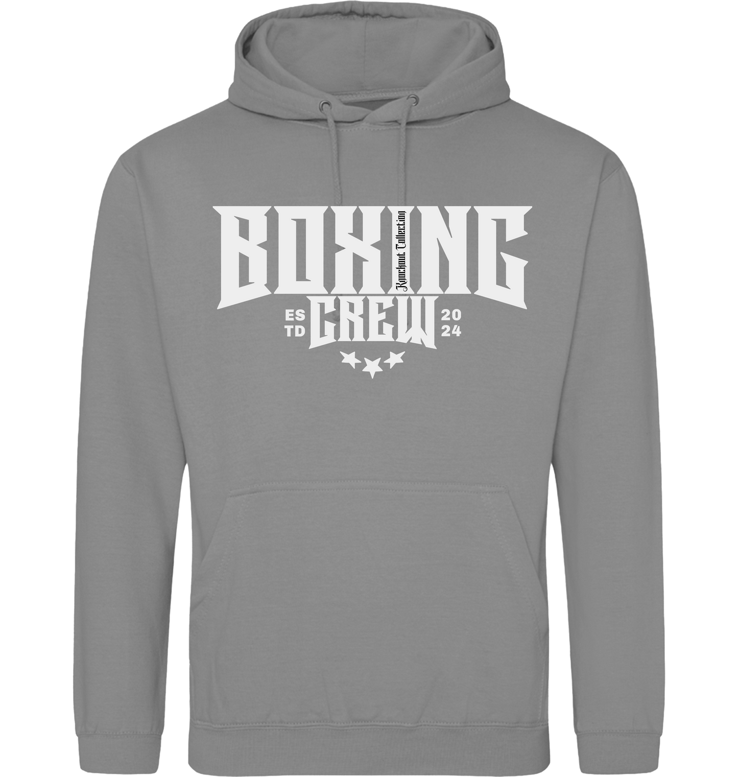 Platinum Grey Printed Hoody Front
