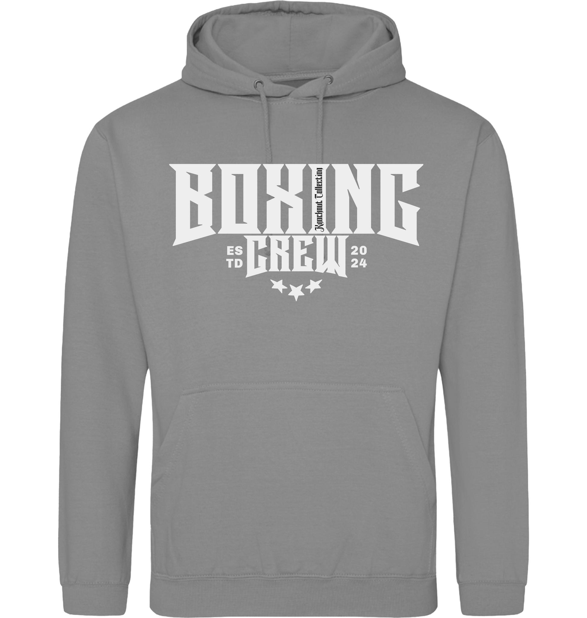 Platinum Grey Printed Hoody Front