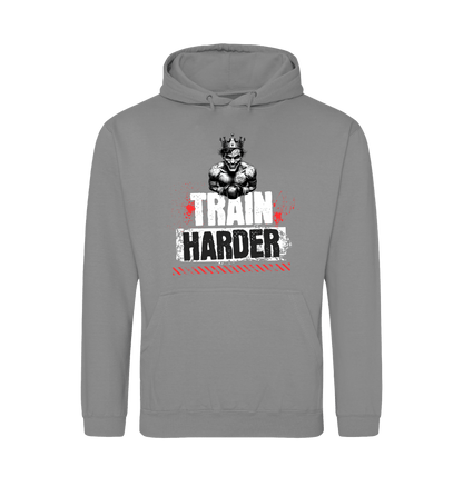 Platinum Grey Printed Hoody Front