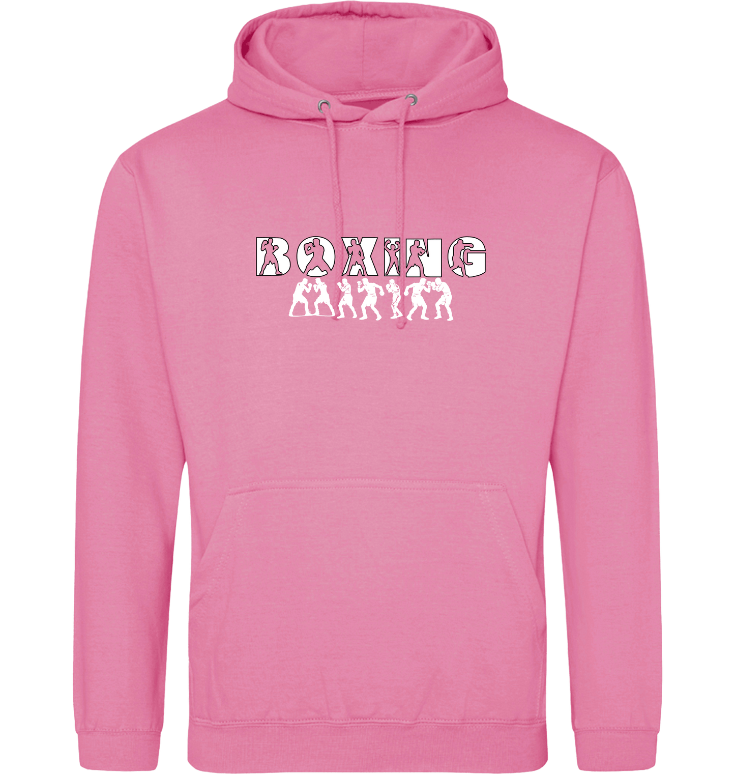 Bubblegum Pink Printed Hoody Front