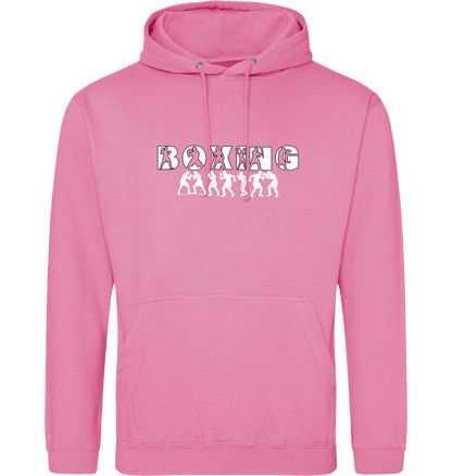Bubblegum Pink Printed Hoody Front
