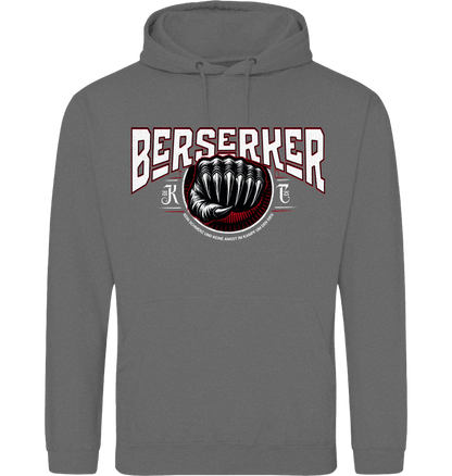 Graphite Heather Printed Hoody Front