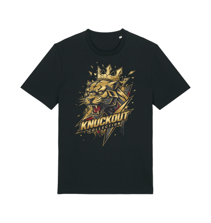 Black Printed T-shirt Front