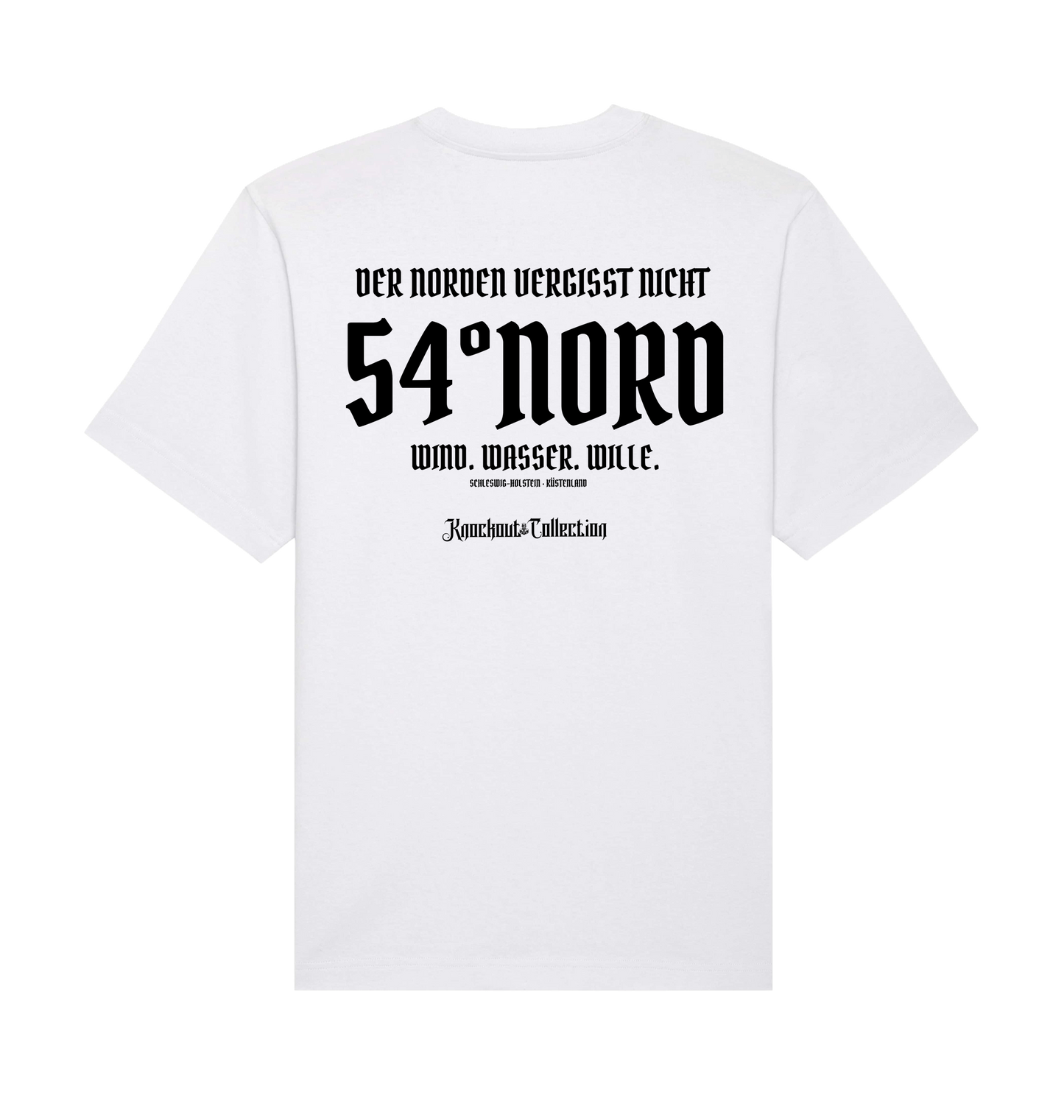 White Printed T-shirt Back