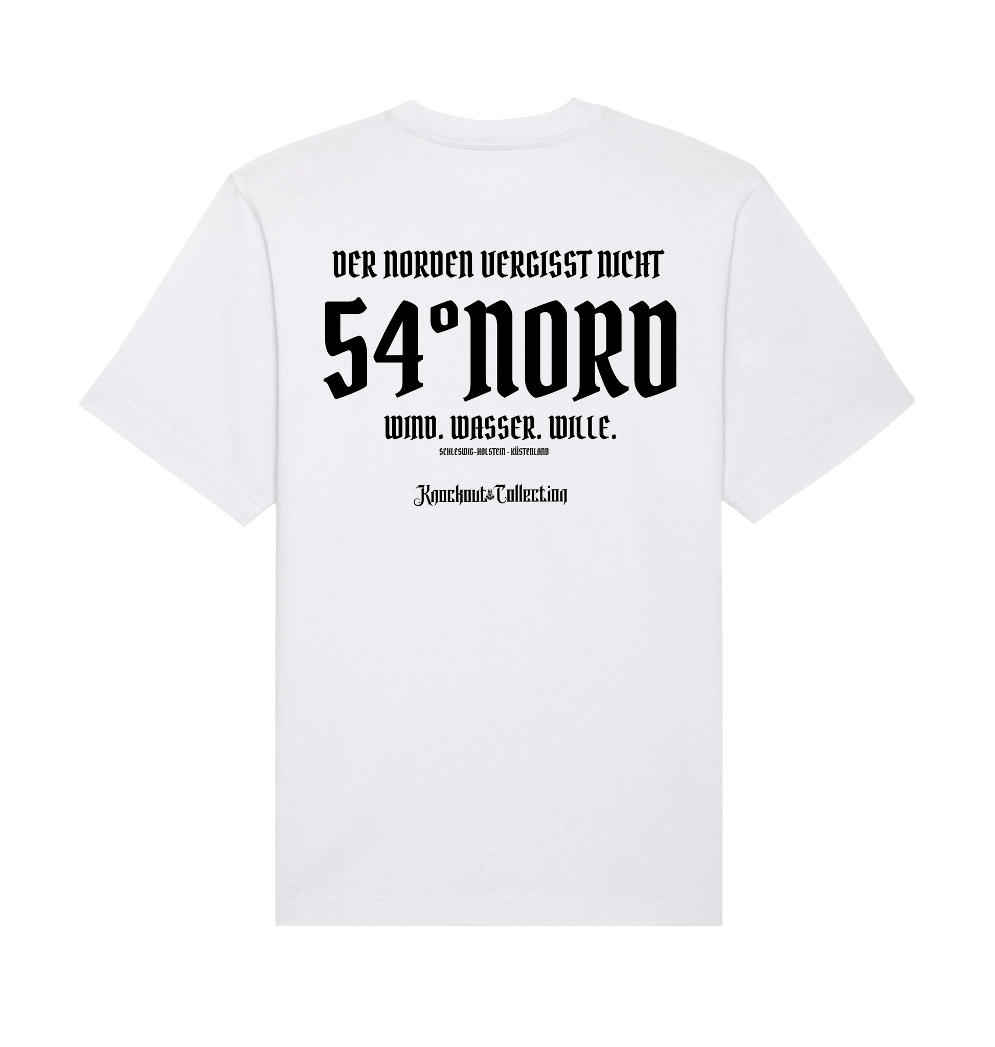 White Printed T-shirt Back