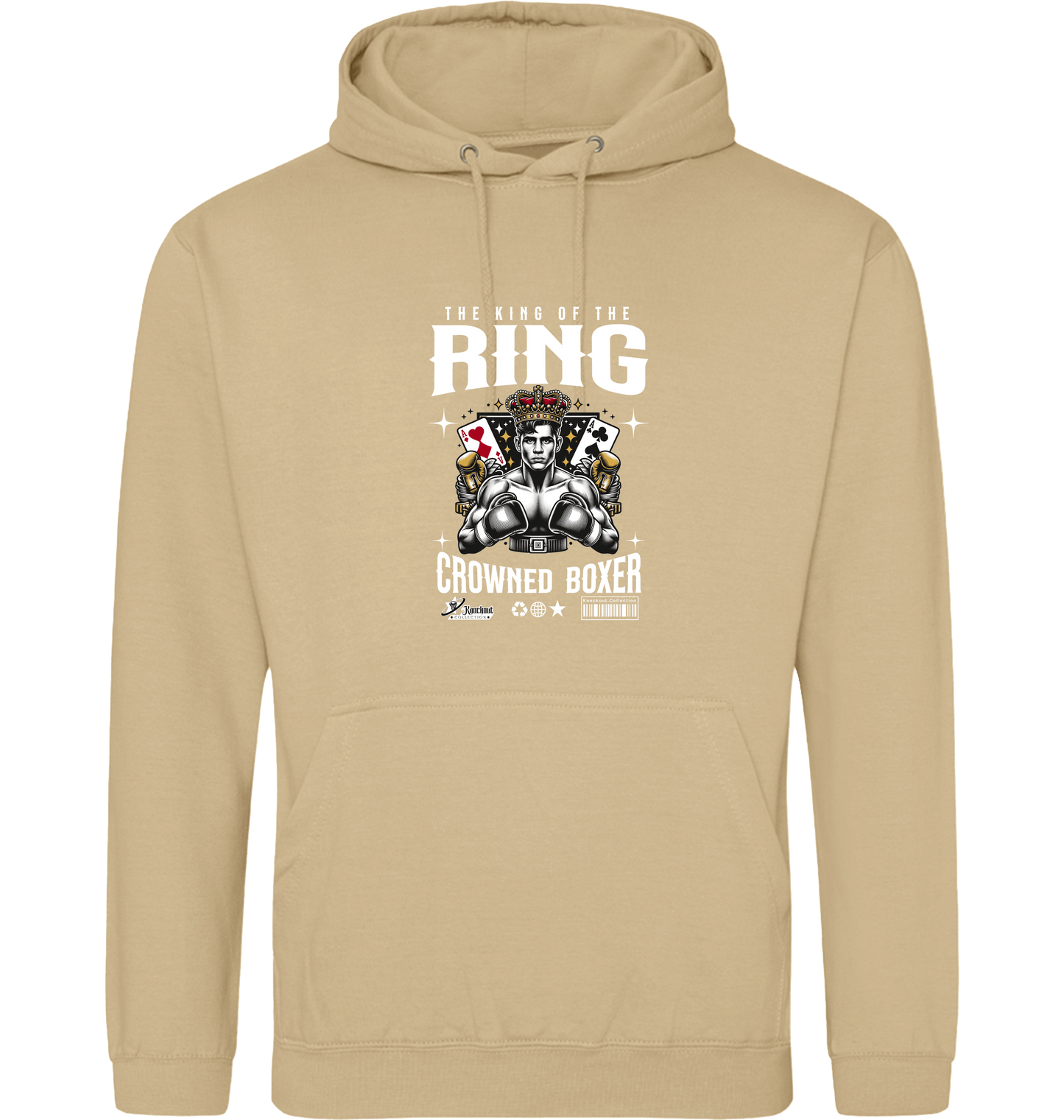 Desert Sand Printed Hoody Front