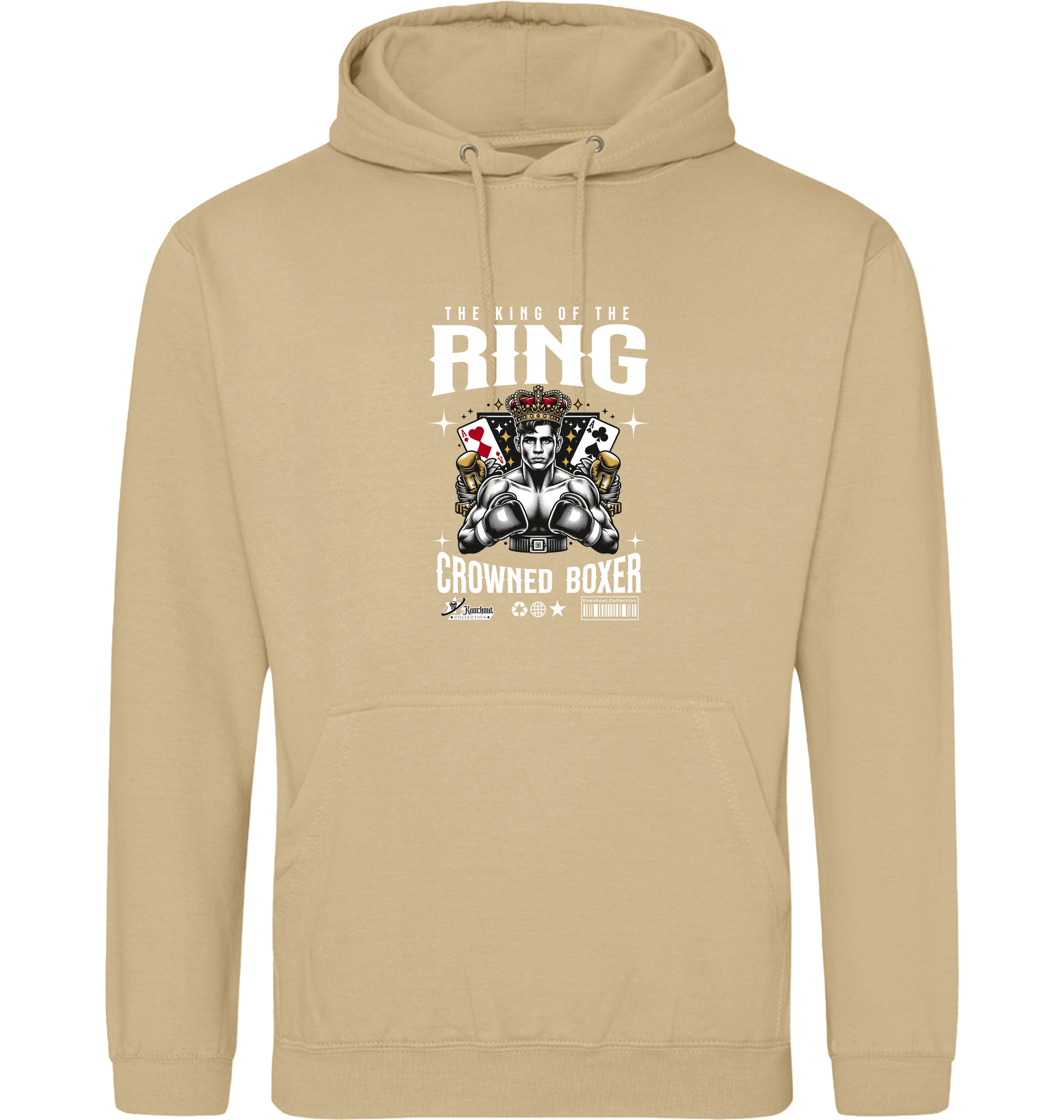 Desert Sand Printed Hoody Front