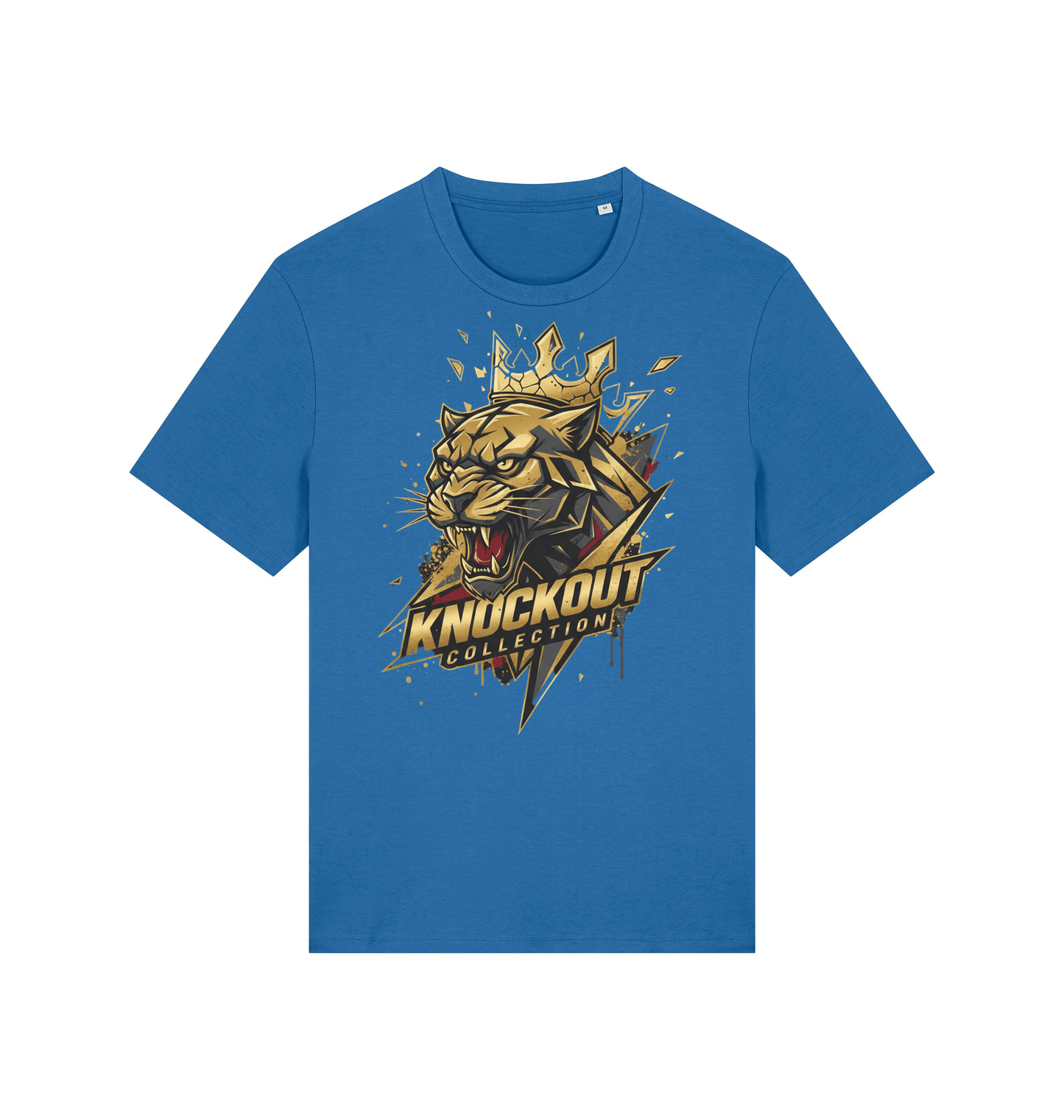 Mindful Blue Printed T-shirt Front