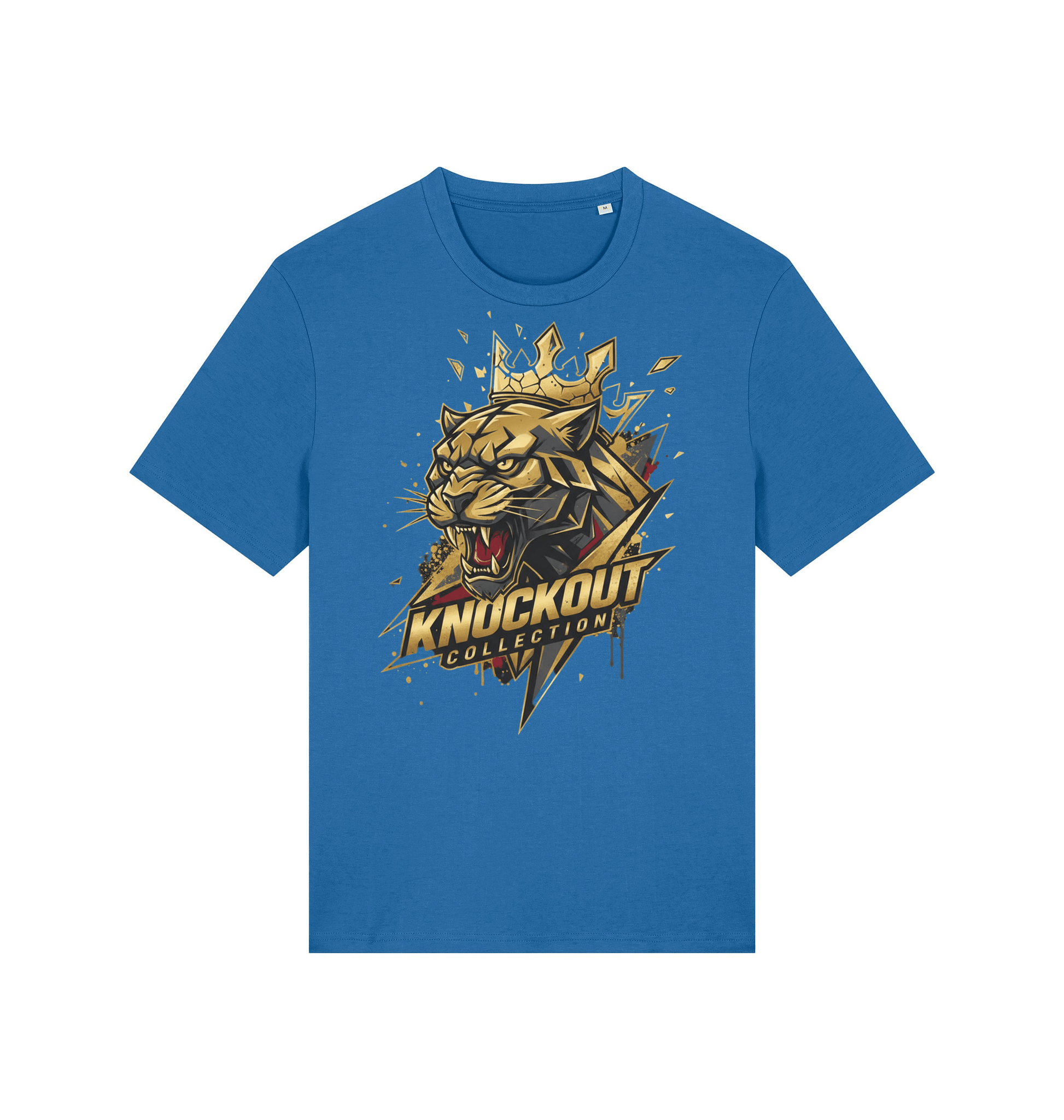 Mindful Blue Printed T-shirt Front