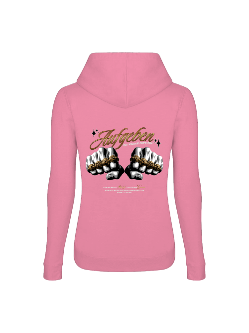 Girlie College Hoodie Boxen | Aufgeben ist keine Option