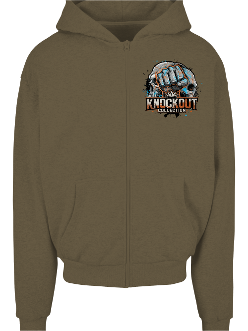 Ultra Heavy Zip Hoody Boxen | Skull