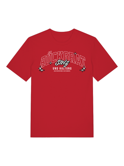 T-Shirt Classic Rückgrat rot
