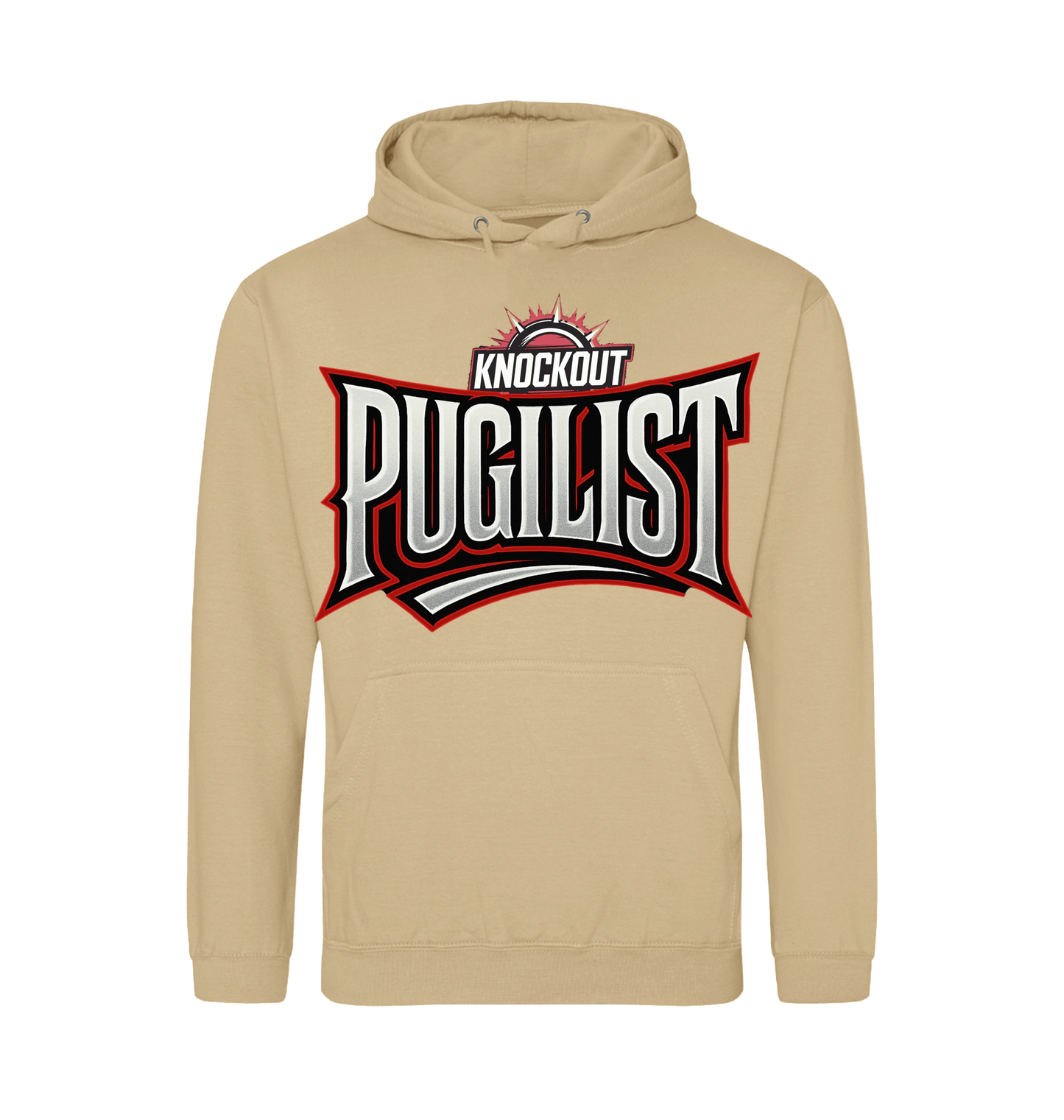 Desert Sand Printed Hoody Front