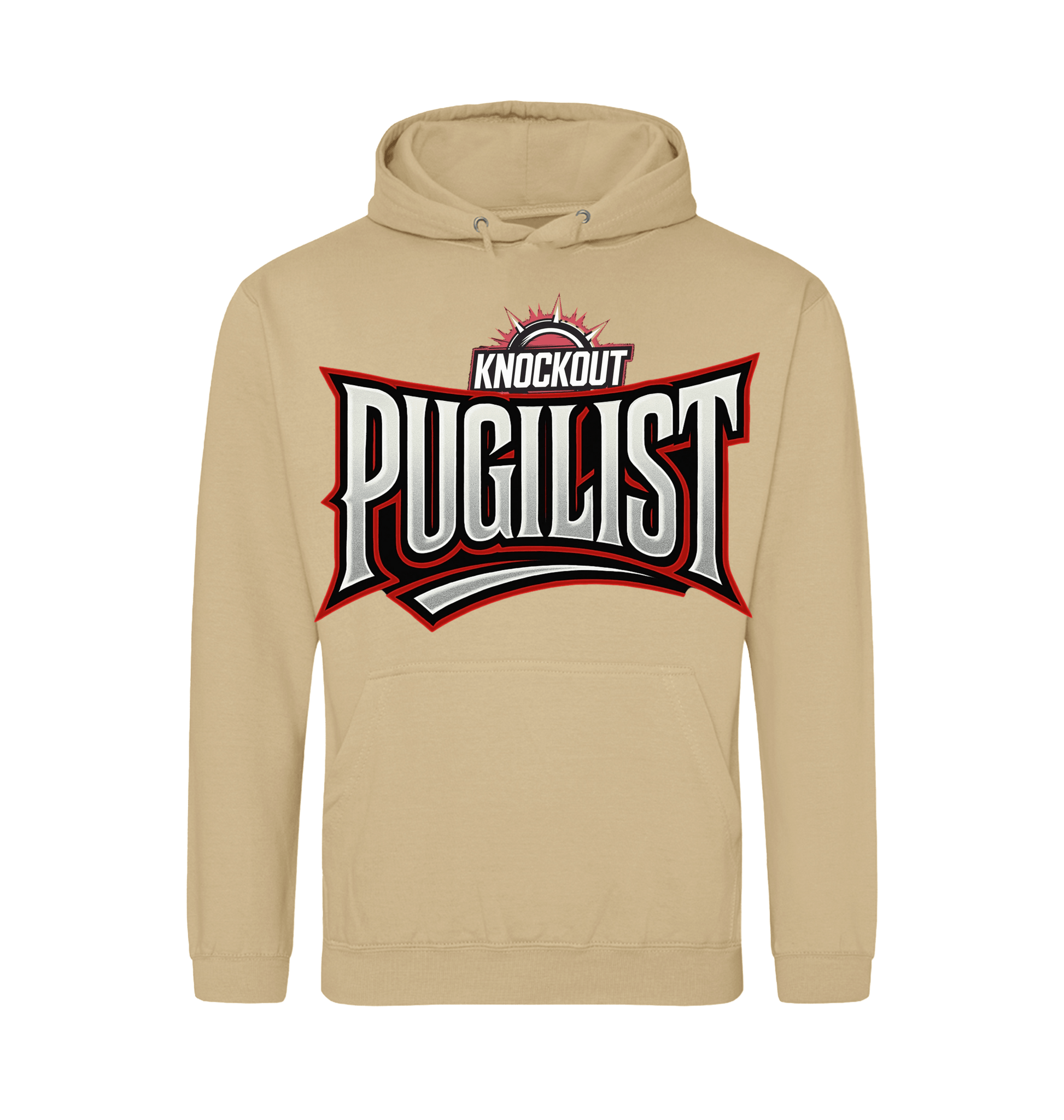 Desert Sand Printed Hoody Front