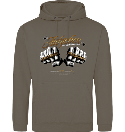 Natural Clay Printed Hoody Front