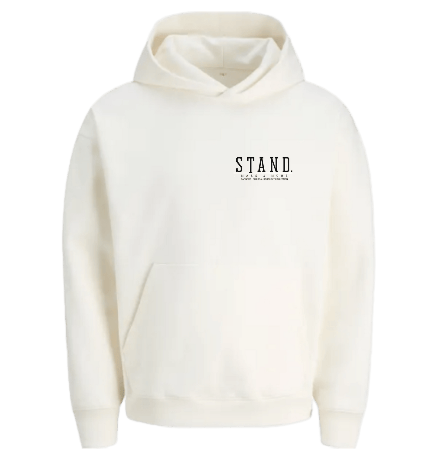 Egret Printed Hoody Front