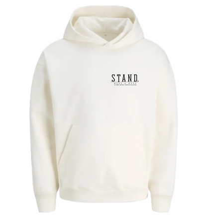 Egret Printed Hoody Front