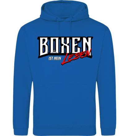 Sapphire Blue Printed Hoody Front
