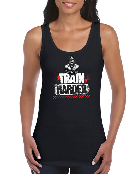 Knockout Collection Tank Top train harder | Tank Top Sport