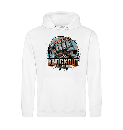 Arctic White Printed Hoody Front