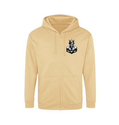 Desert Sand Zip hoody Front