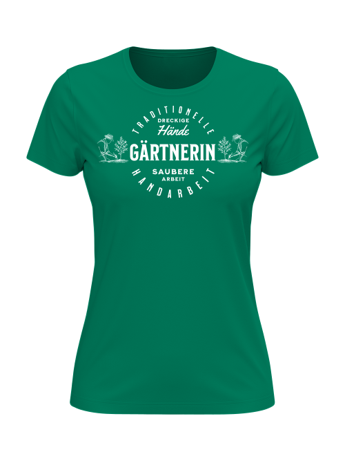 T-Shirt Gärtnerin | T-Shirt Landschaftsgärtnerin | Girlie-Shirt Gärtnerin 
