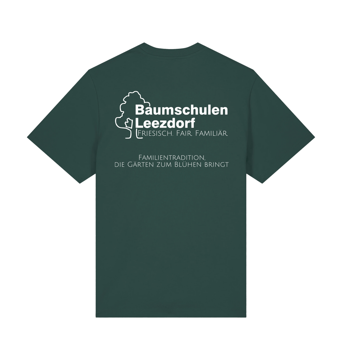 Glazed Green Printed T-shirt Back