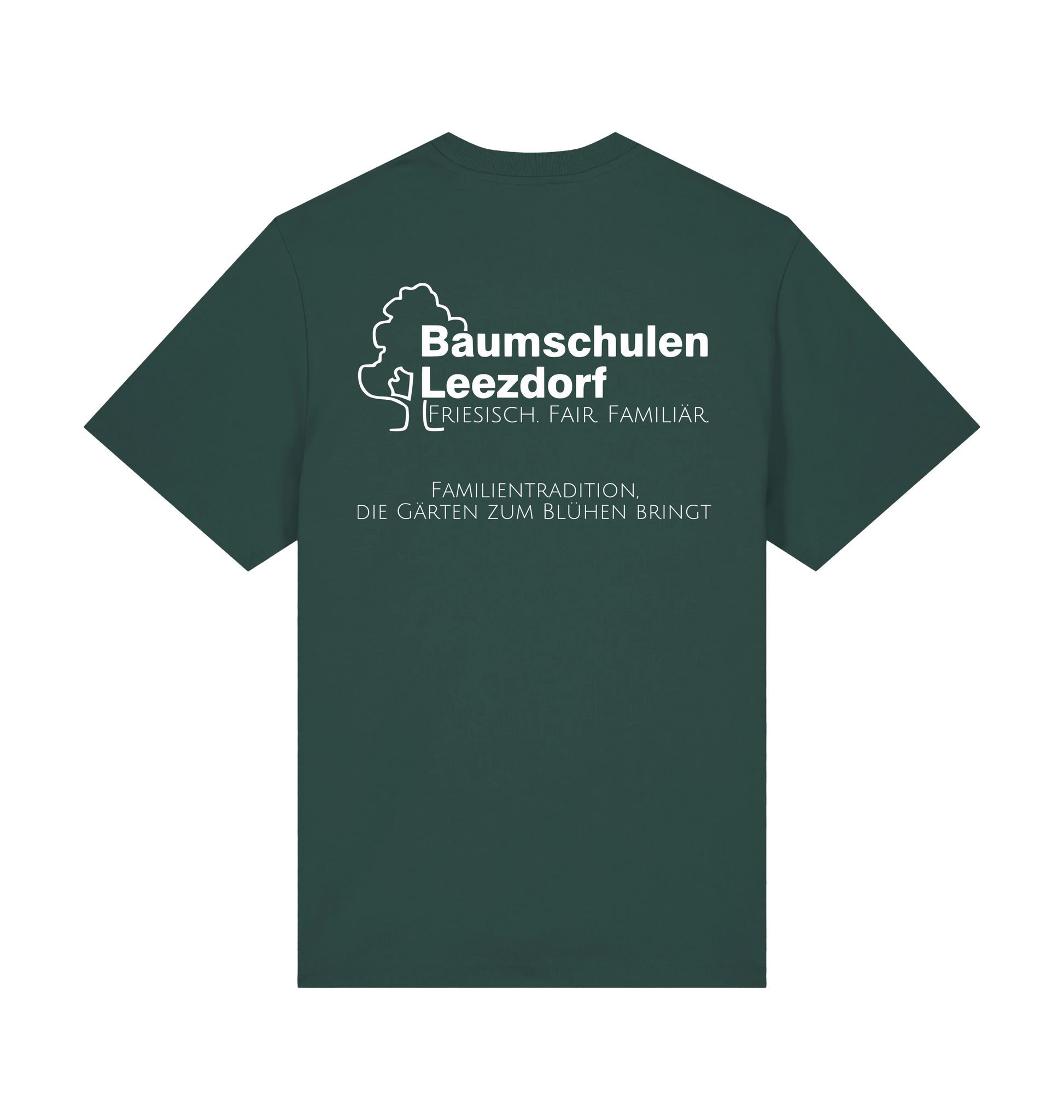 Glazed Green Printed T-shirt Back
