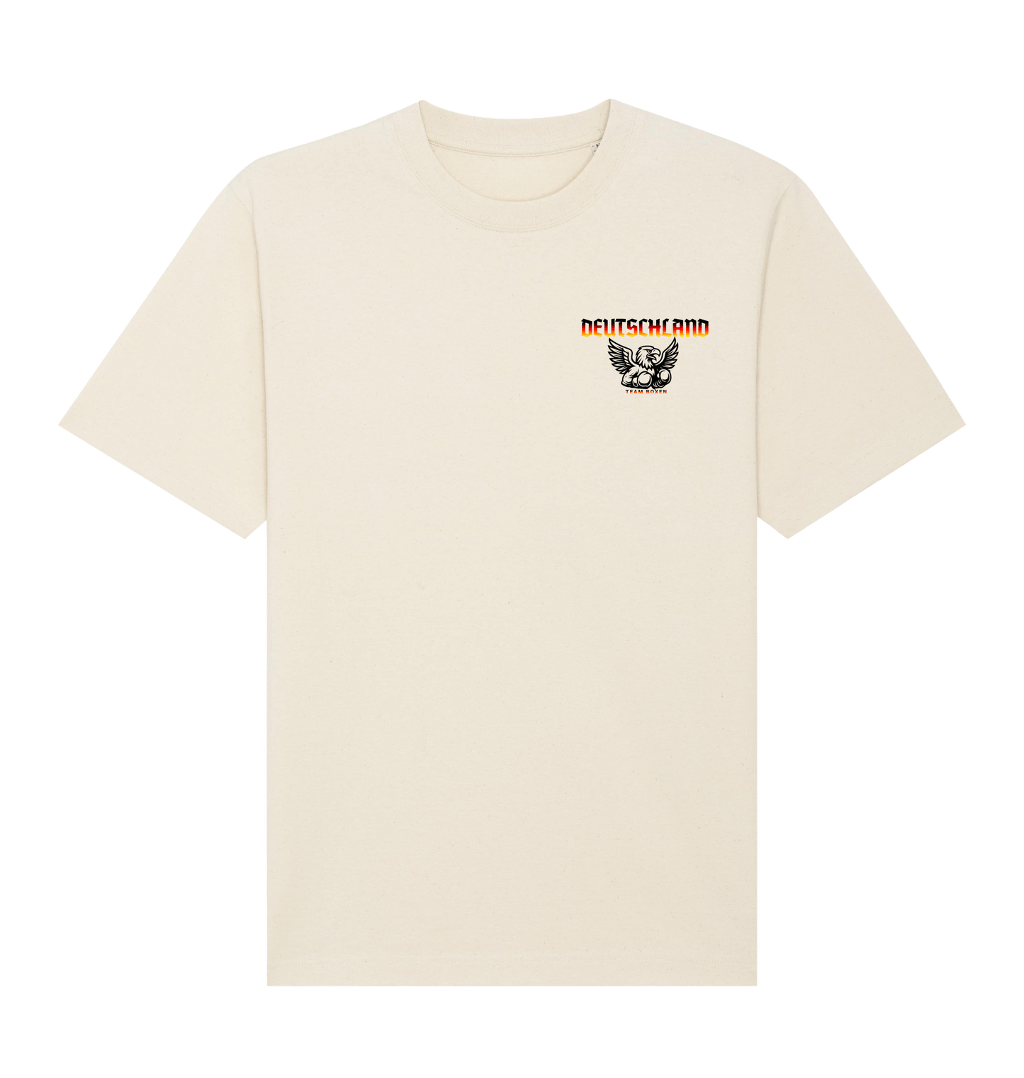 Natural Raw Printed T-shirt Front