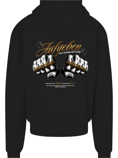 Zip-Hoodie Knockout Collection | Aufgeben ist keine Option | Box-Hoodie | Boxkleidung  