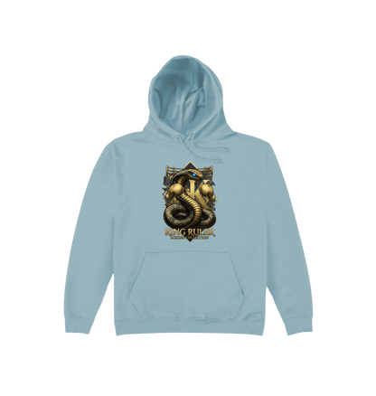 Sky Blue Printed Hoody Front