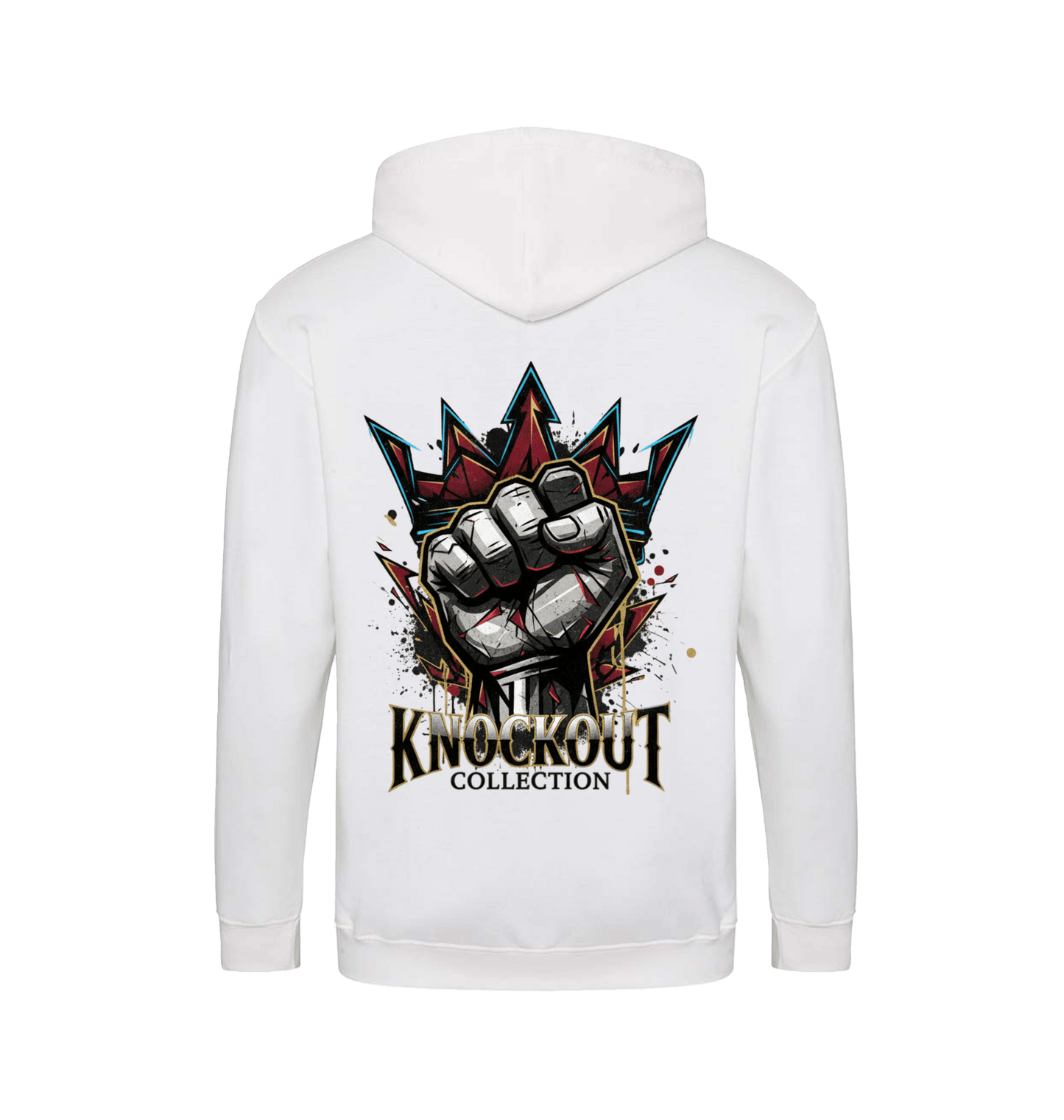 Arctic White Zip hoody Back