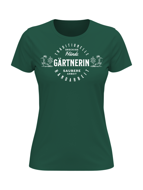T-Shirt Gärtnerin | T-Shirt Landschaftsgärtnerin | Girlie-Shirt Gärtnerin 
