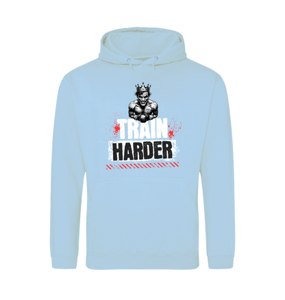 Ice Blue Printed Hoody Front