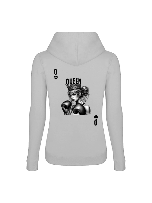 Girlie College Hoodie | Boxing Queen