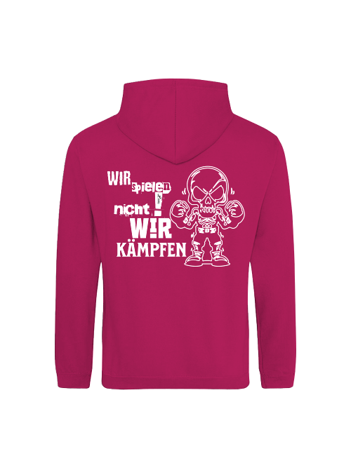 Knockout Collection Box Hoodie wir spielen nicht wir kämpfen