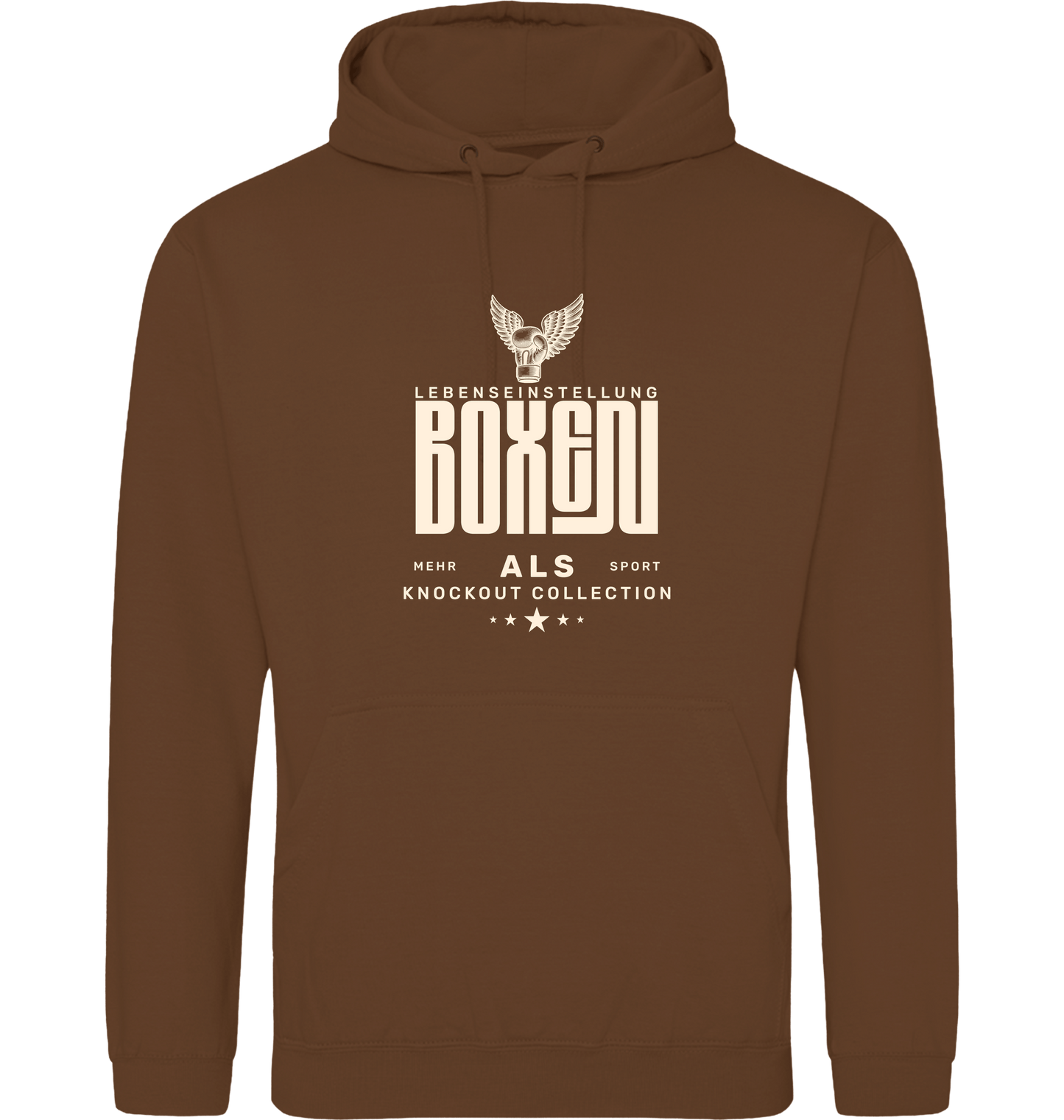 Caramel Toffee Printed Hoody Front