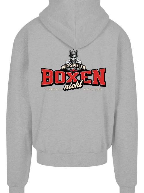 Zip Hoodie | Wir spielen Boxen nicht 