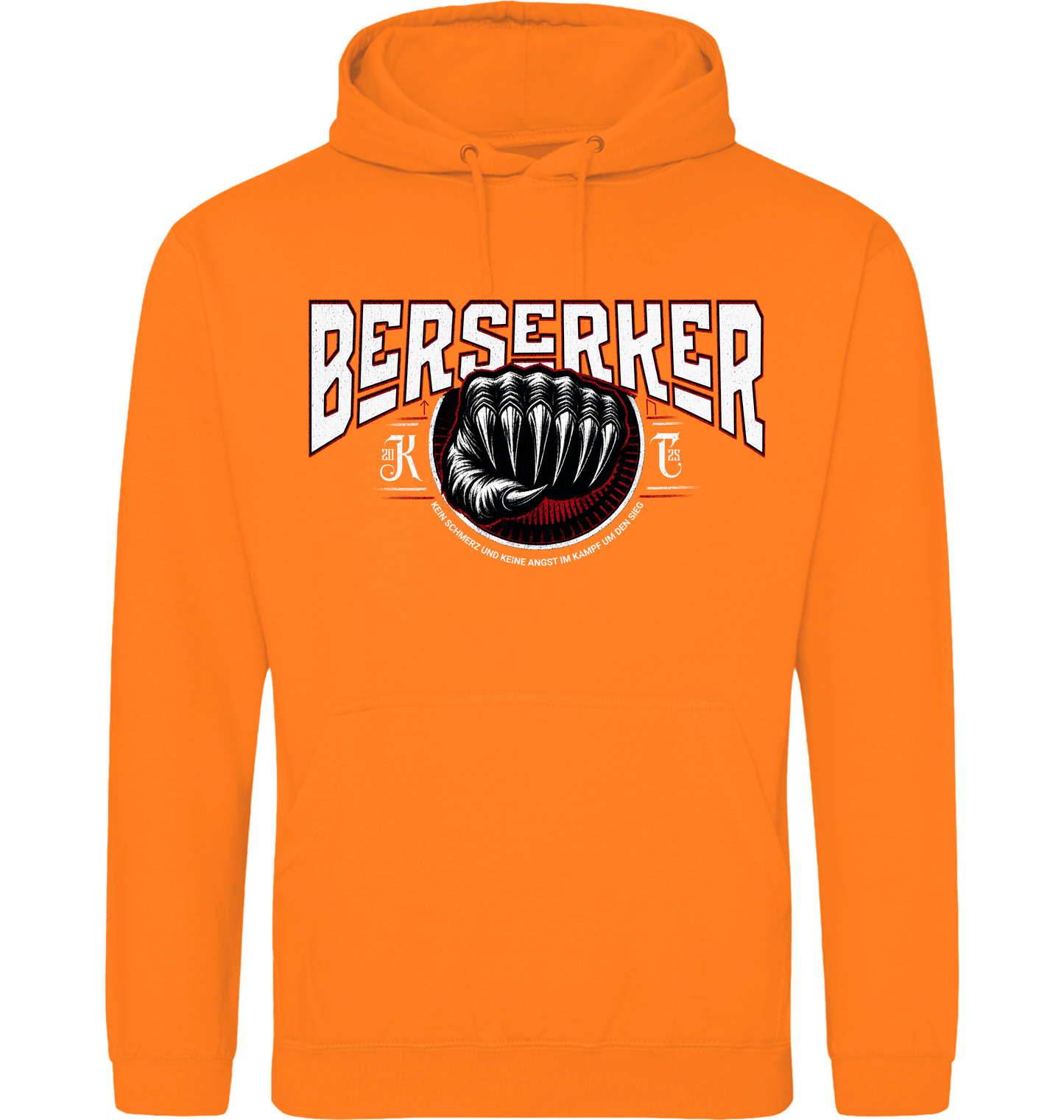 Orange Crush Printed Hoody Front