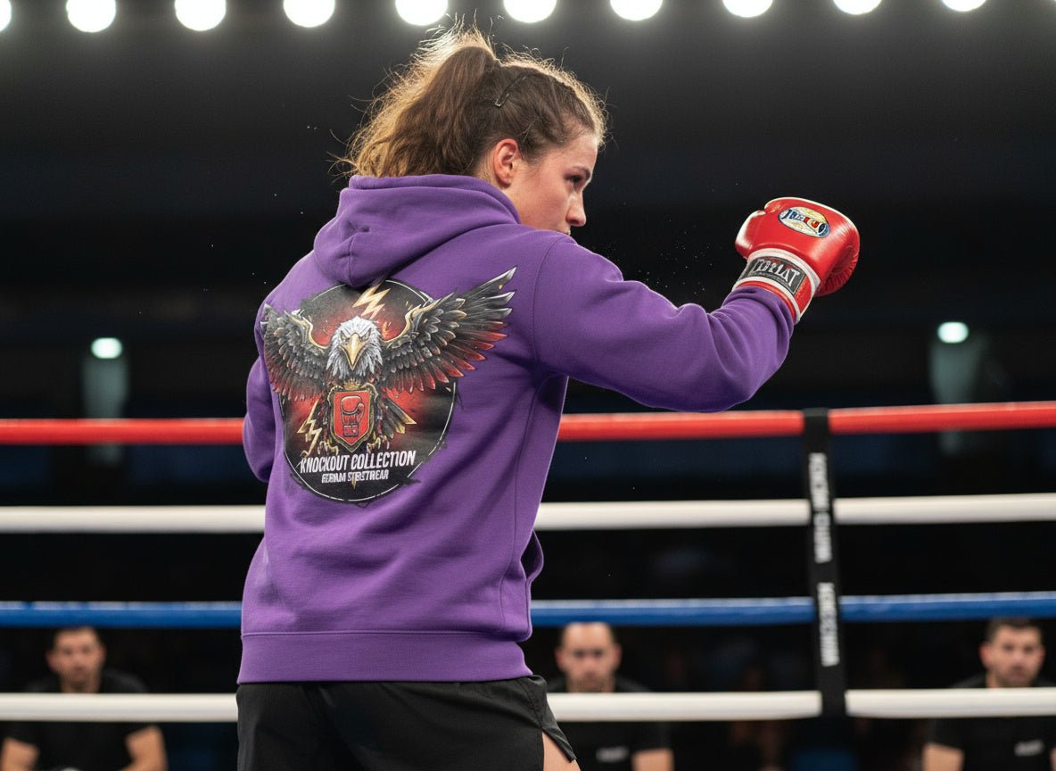 Girlie College Hoodie Boxen | Streetwear Bild 3 Knockout Collection Boxsport
