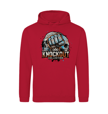 Fire Red Printed Hoody Front