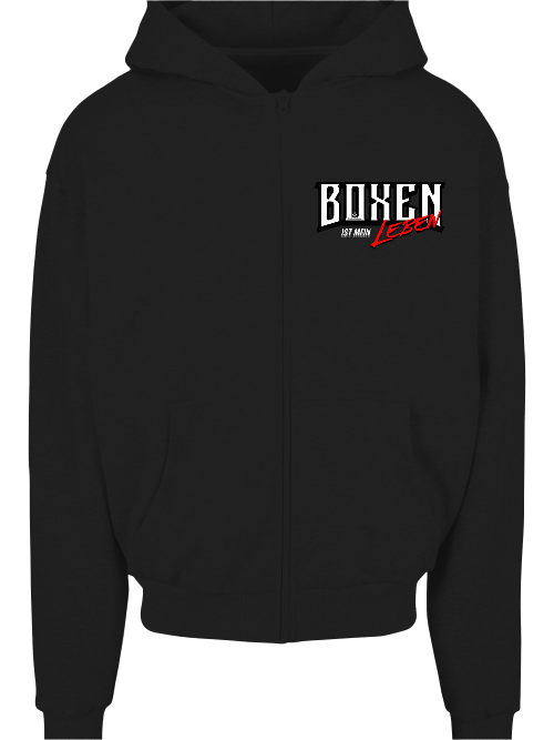 Boxen ist mein Leben | Knockout Collection  | Zip-Hoodie