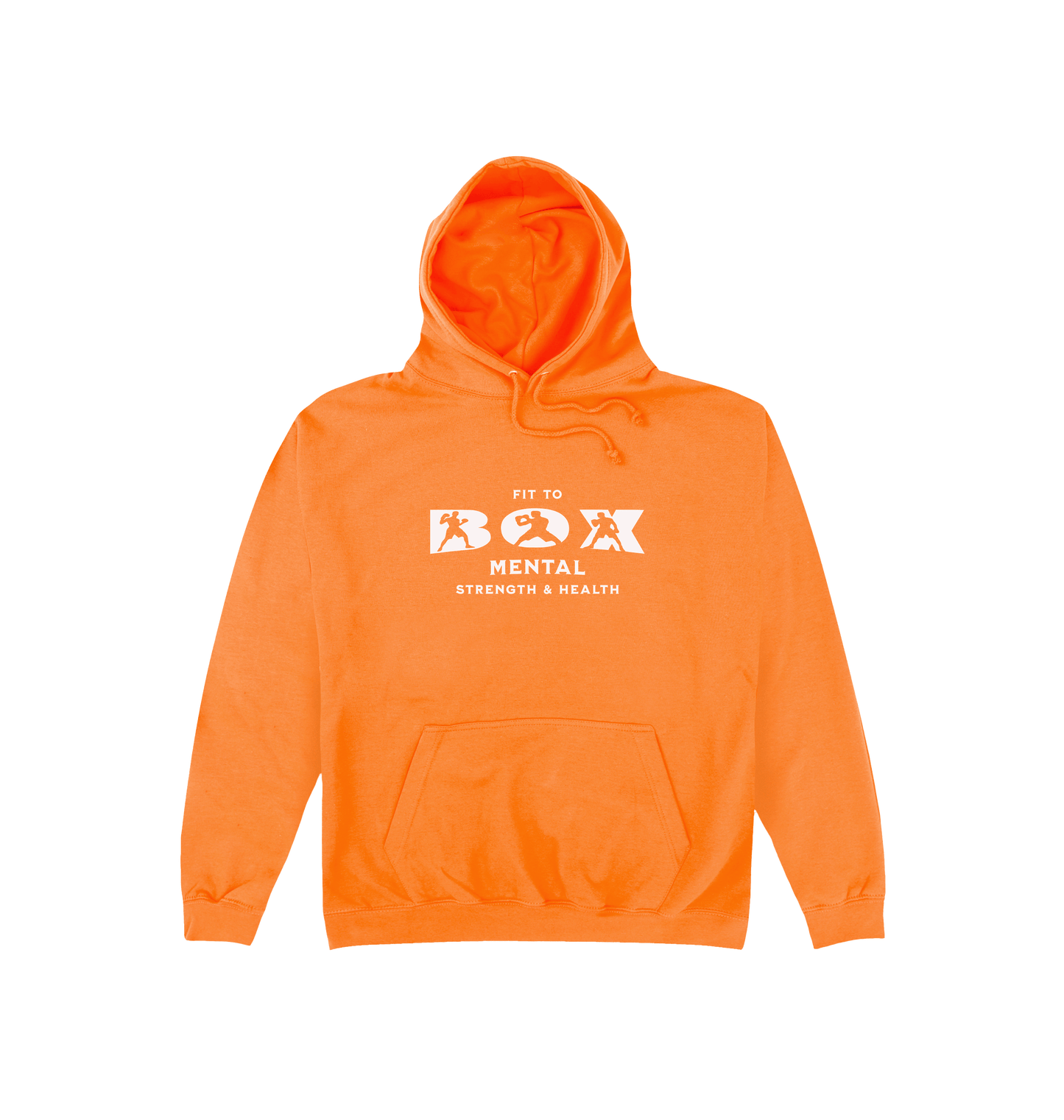 Orange Crush Printed Hoody Front