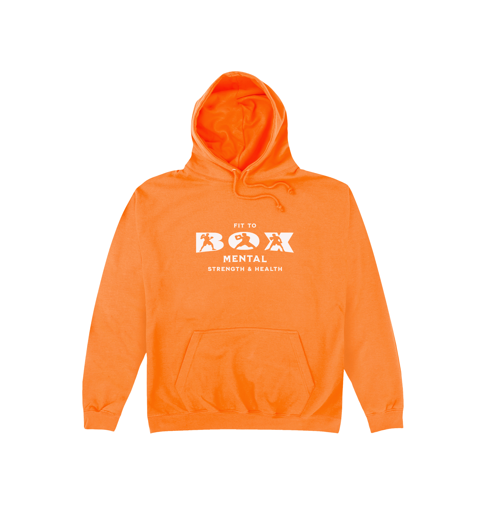 Orange Crush Printed Hoody Front