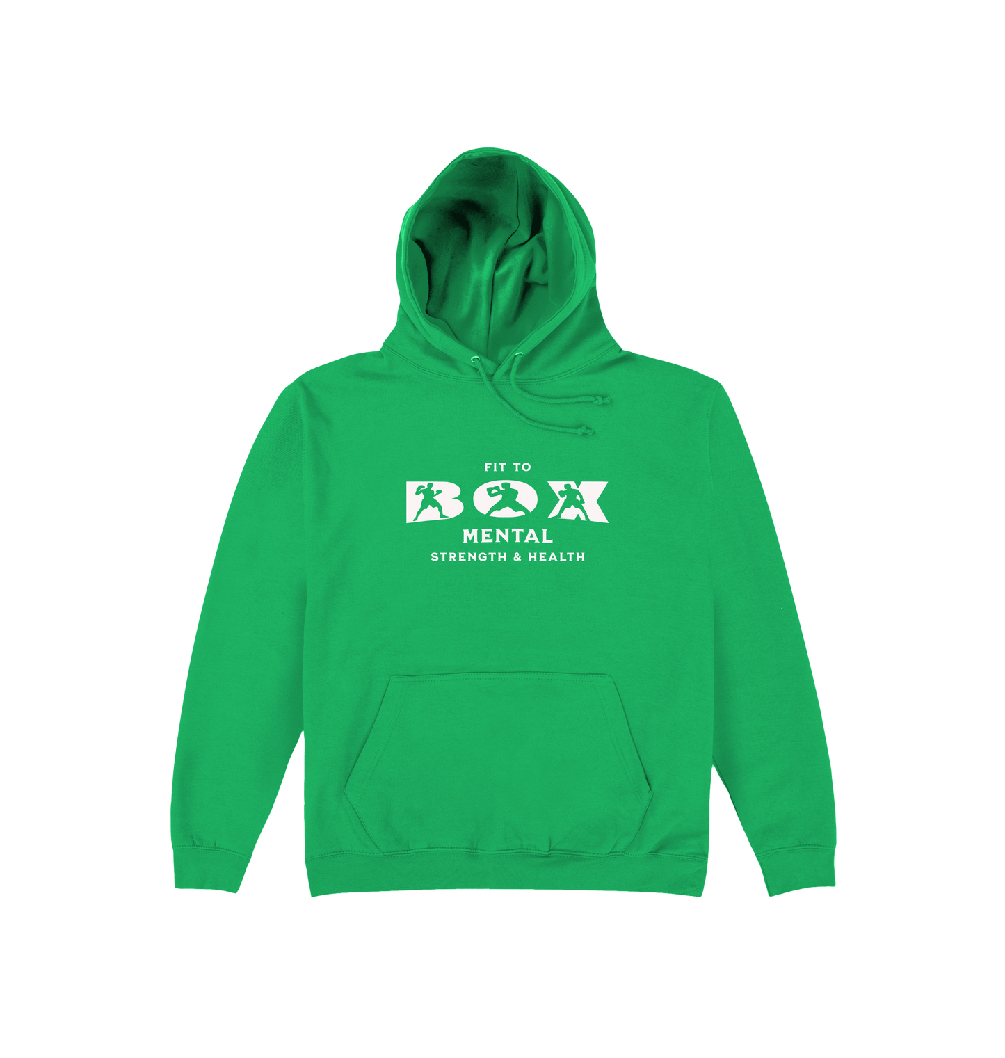 Kelly Green Printed Hoody Front